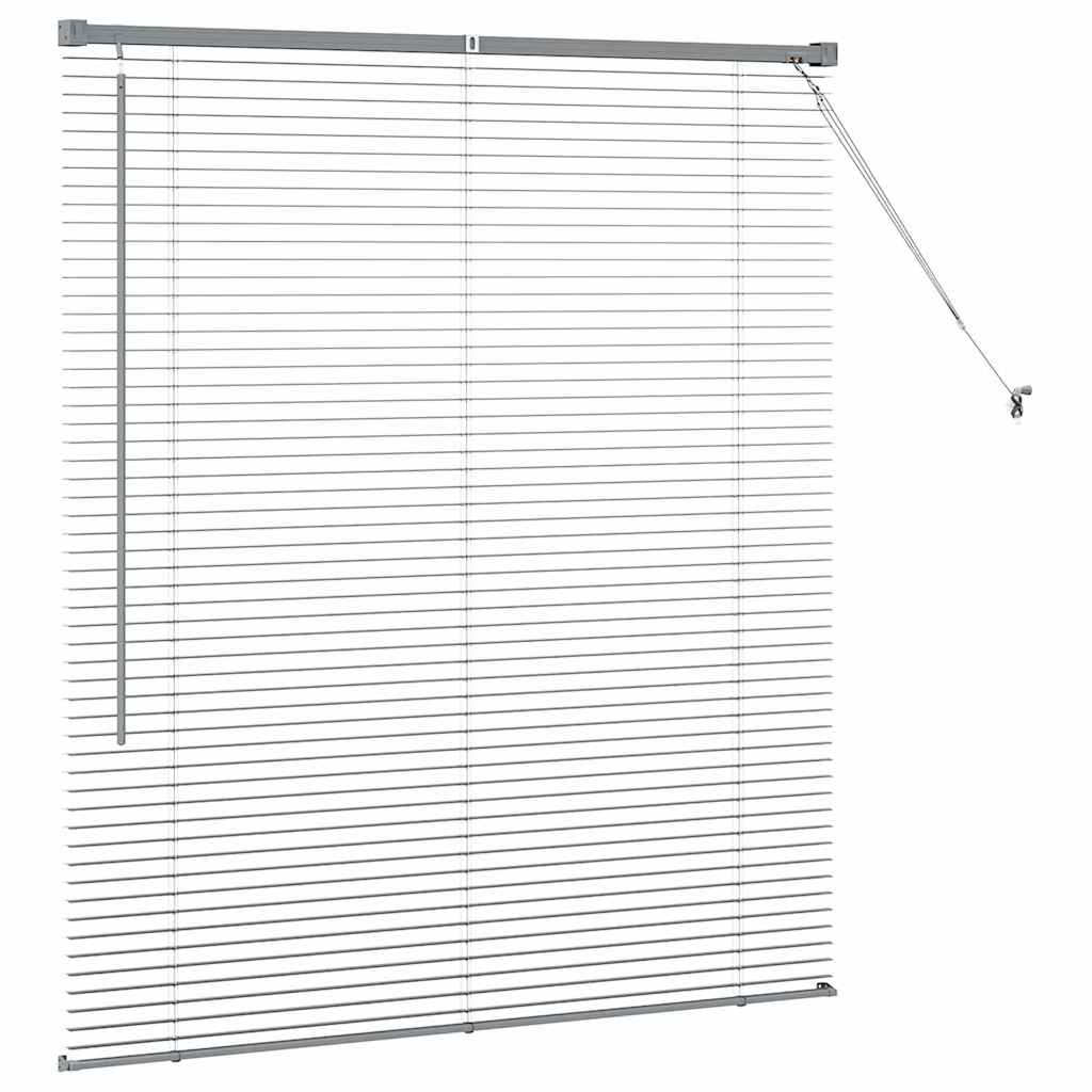 Tendaggi a veneziana Grigio scuro 130 x 115 cm Alluminio