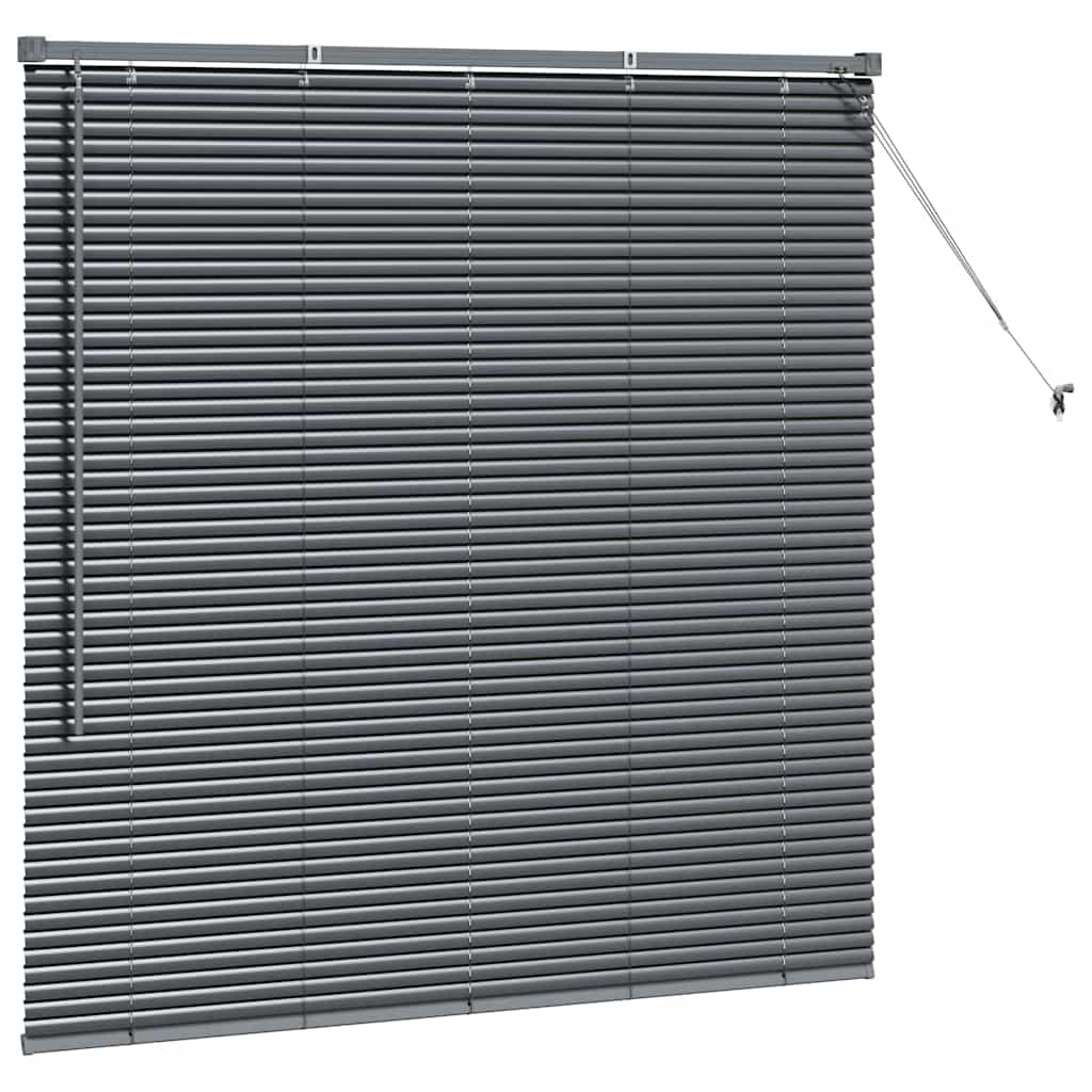 Tendaggi a veneziana Grigio scuro 130 x 130 cm Alluminio | homemem39
