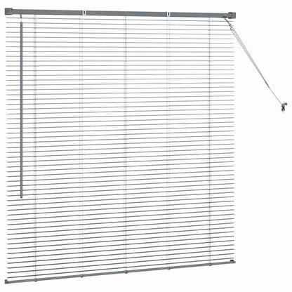 Tendaggi a veneziana Grigio scuro 130 x 130 cm Alluminio | homemem39