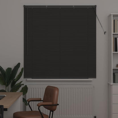 Tendaggi a veneziana Grigio scuro 130 x 135 cm Alluminio