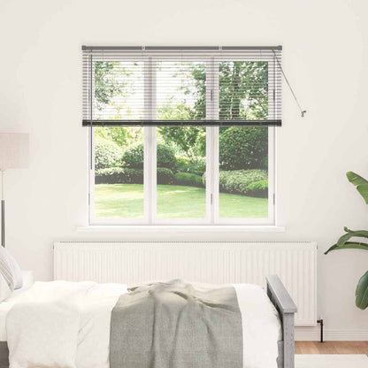 Tendaggi a veneziana Grigio scuro 130 x 140 cm Alluminio | homemem39