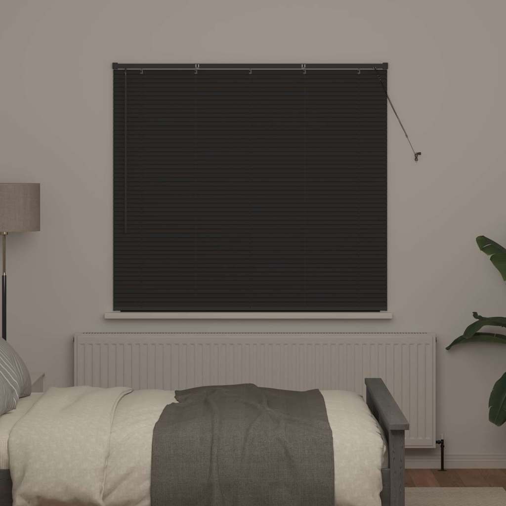 Tendaggi a veneziana Grigio scuro 130 x 140 cm Alluminio | homemem39