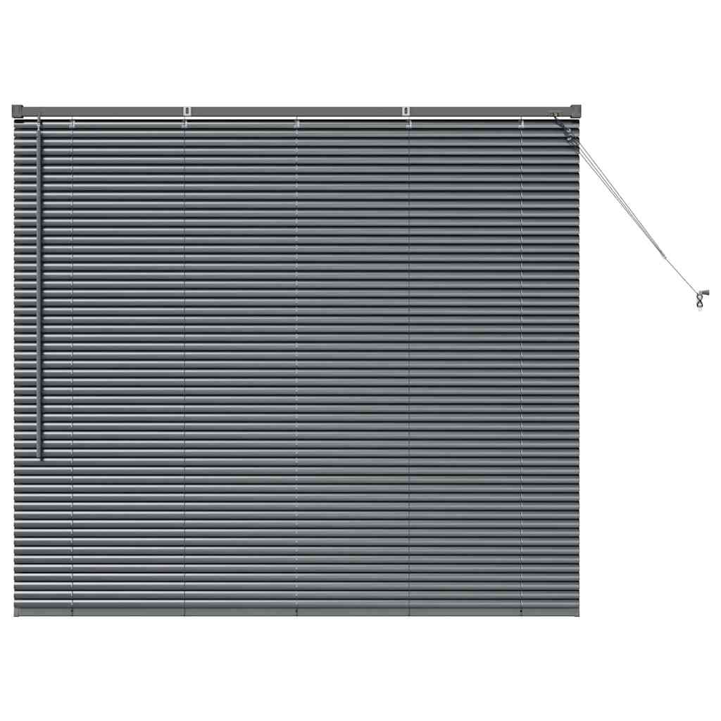 Tendaggi a veneziana Grigio scuro 130 x 145 cm Alluminio | homemem39
