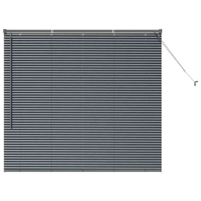 Tendaggi a veneziana Grigio scuro 130 x 145 cm Alluminio | homemem39