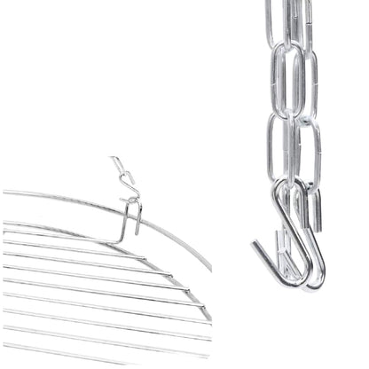 Treppiede da Campeggio 2 pcs Nero Acciaio | homemem39