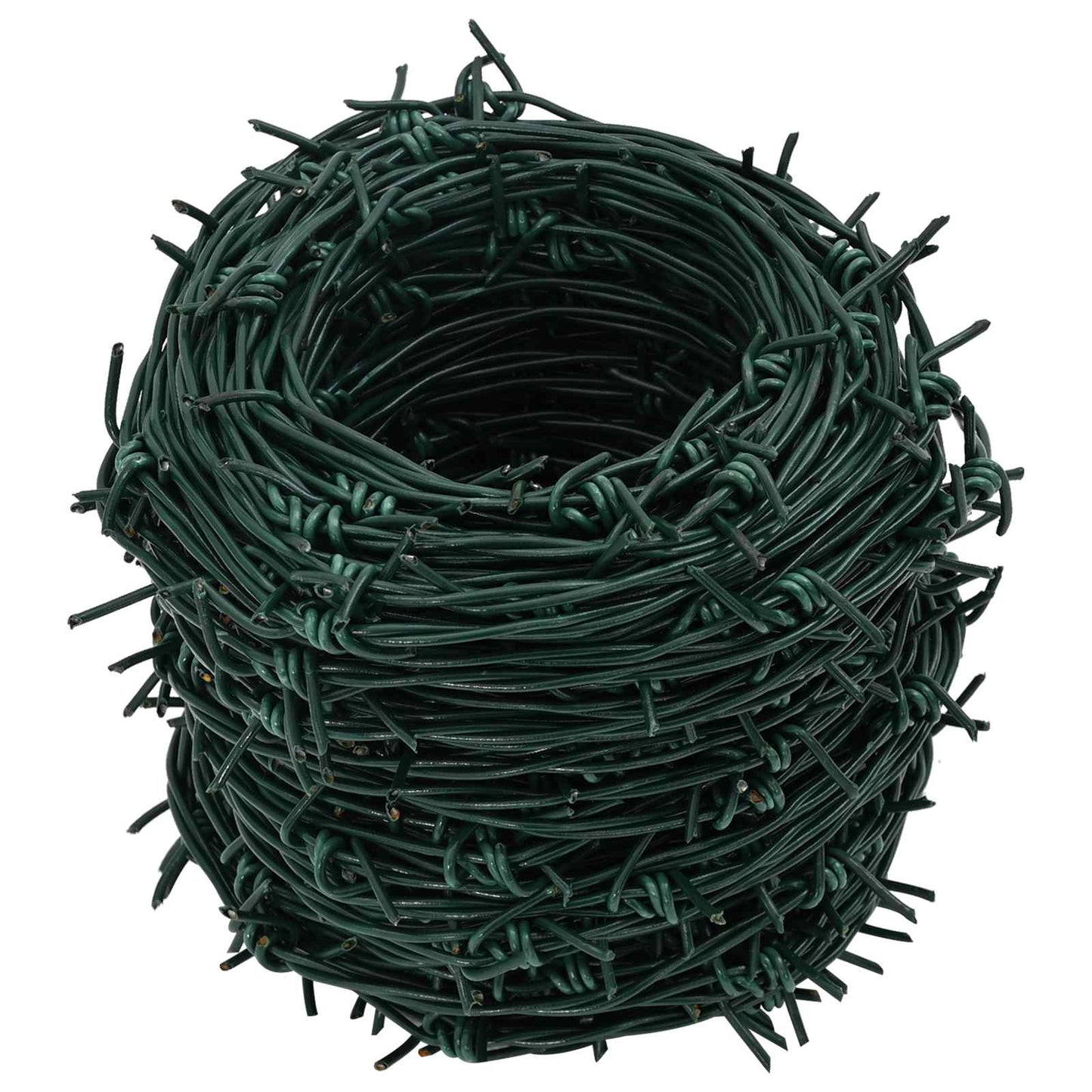 Fil di Ferro Spinato Verde 50 m Acciaio Zincato a Caldo | homemem39