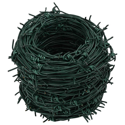 Fil di Ferro Spinato Verde 50 m Acciaio Zincato a Caldo | homemem39
