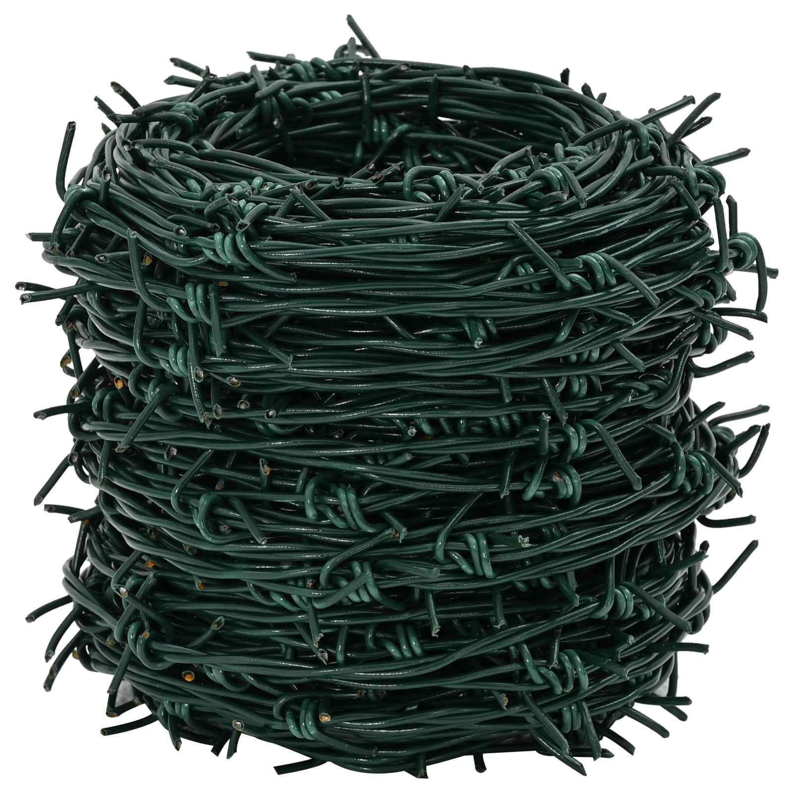 Fil di Ferro Spinato Verde 100 m Acciaio Zincato a Caldo | homemem39