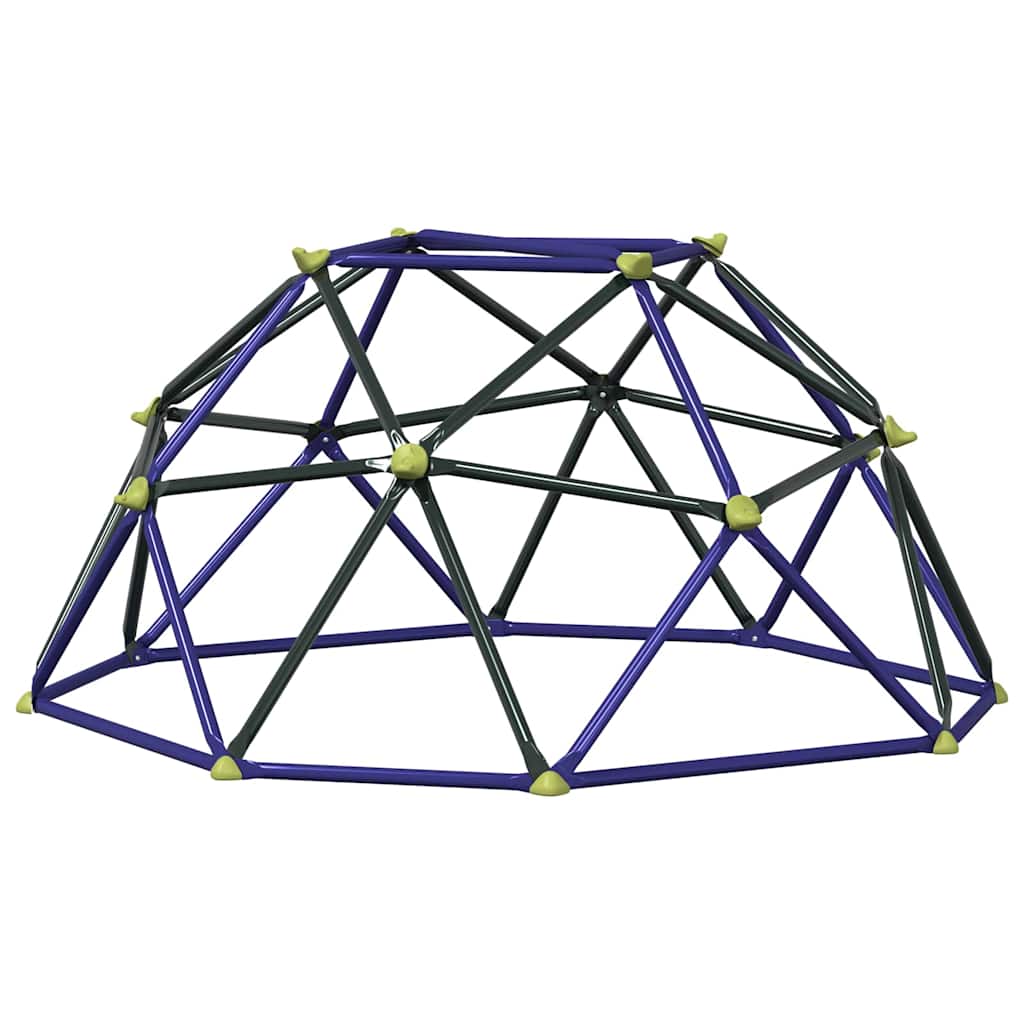 Dome per arrampicata per bambini Blu 6FT senza scivolo Acciaio | homemem39