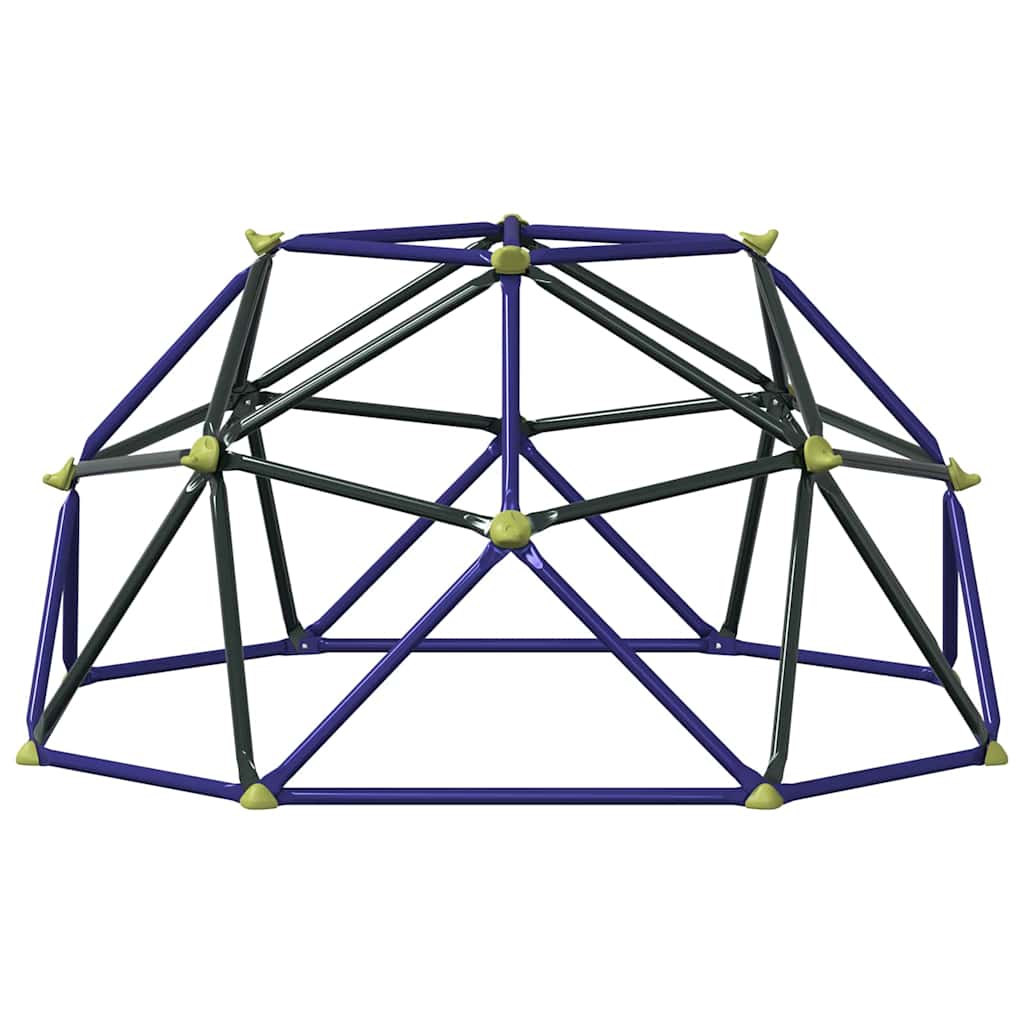 Dome per arrampicata per bambini Blu 6FT senza scivolo Acciaio | homemem39