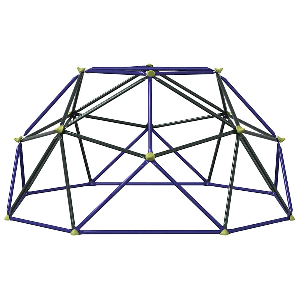 Dome per arrampicata per bambini Blu 8FT senza scivolo Acciaio | homemem39