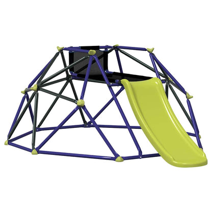 Dome per arrampicata per bambini Blu 6FT con Scivolo Acciaio | homemem39
