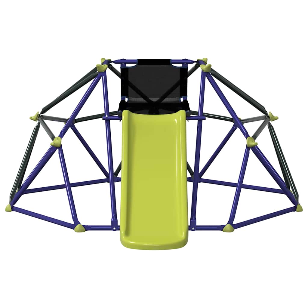 Dome per arrampicata per bambini Blu 6FT con Scivolo Acciaio | homemem39