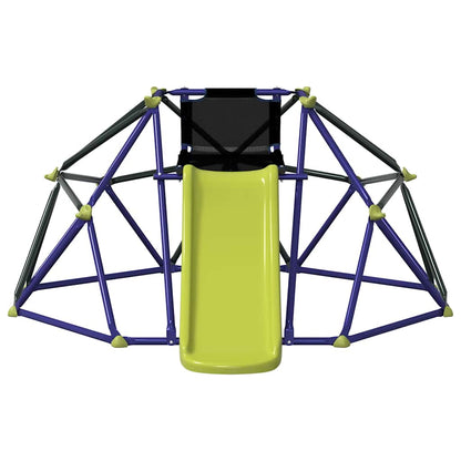 Dome per arrampicata per bambini Blu 6FT con Scivolo Acciaio | homemem39