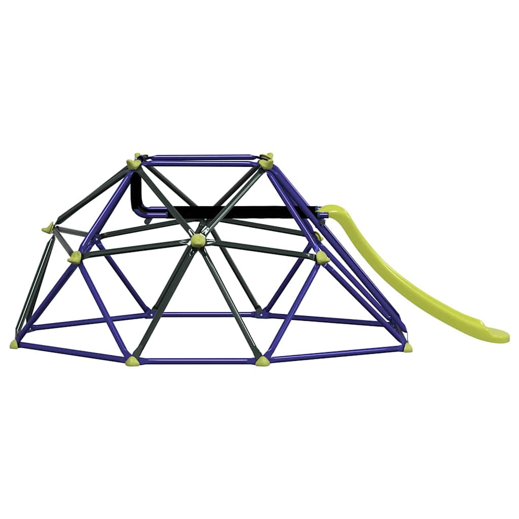 Dome per arrampicata per bambini Blu 6FT con Scivolo Acciaio | homemem39