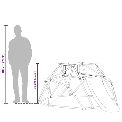 Dome da Arrampicata Blu Acciaio - homemem39