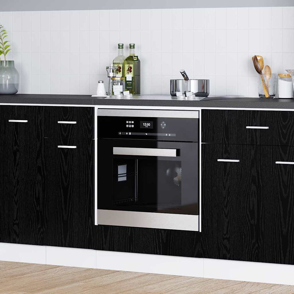 Armadio pensile Rovere Nero 60 x 46 x 81,5 cm Legno multistrato