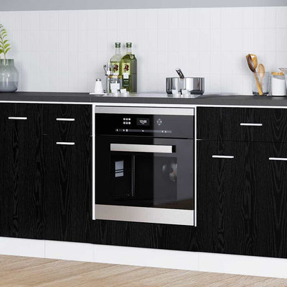 Armadio pensile Rovere Nero 60 x 46 x 81,5 cm Legno multistrato