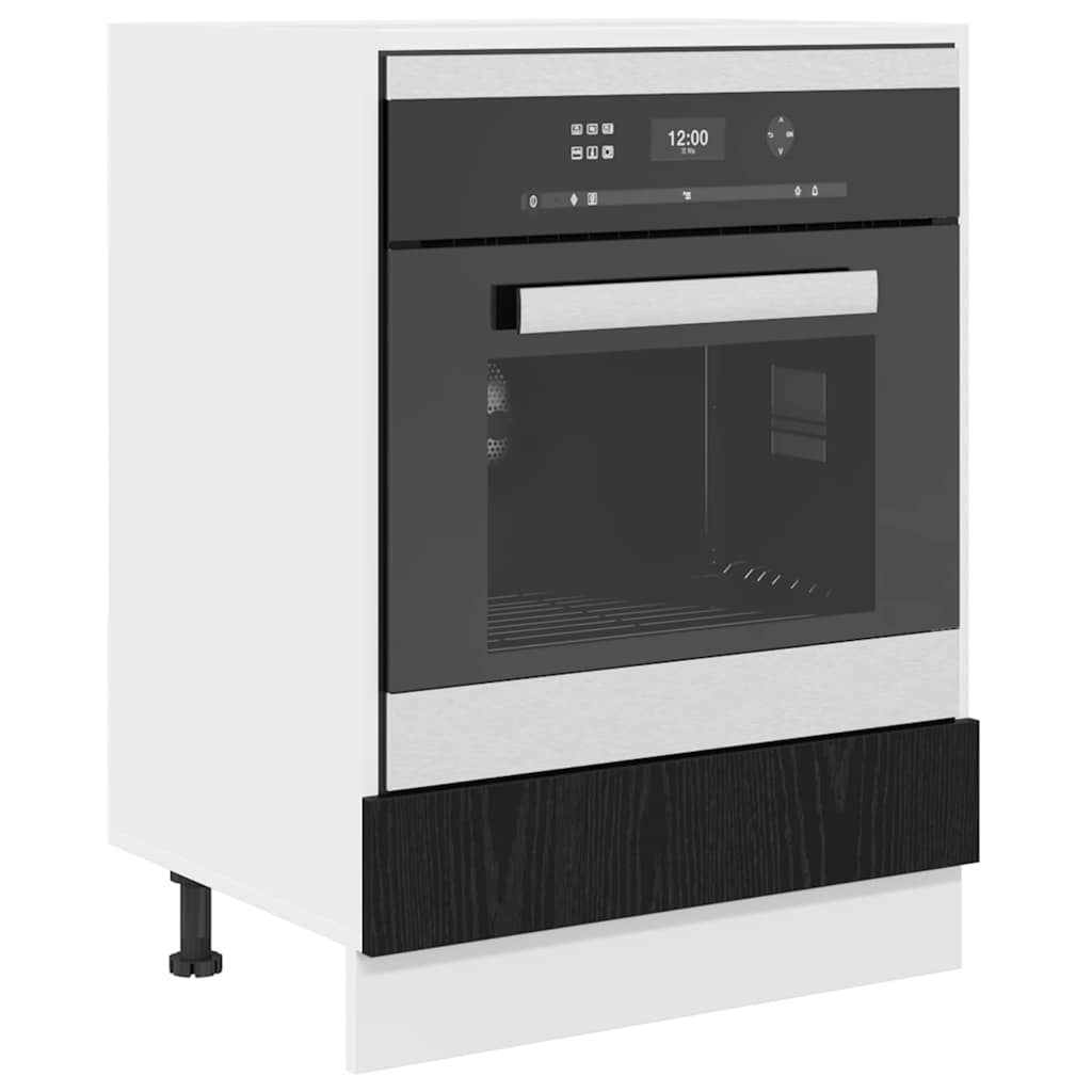 Armadio pensile Riga Rovere Nero 60 x 46 x 81,5 cm