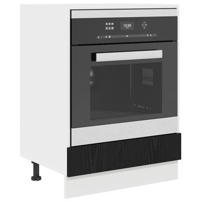 Armadio pensile Riga Rovere Nero 60 x 46 x 81,5 cm