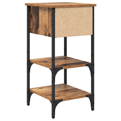 Armadio da Notte Marrone 33.5 x 36 x 70 cm Legno ingegnerizzato