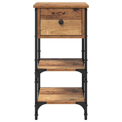 Armadio da Notte Marrone 33.5 x 36 x 70 cm Legno ingegnerizzato | homemem39