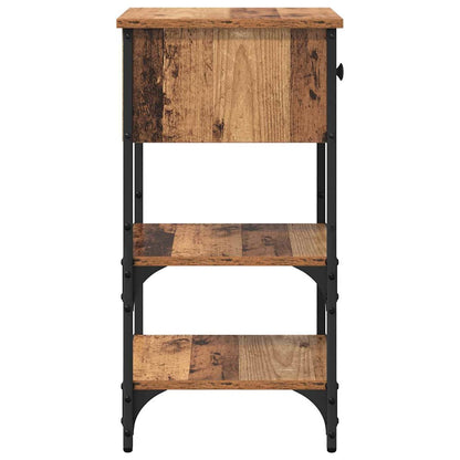 Armadio da Notte Marrone 33.5 x 36 x 70 cm Legno ingegnerizzato | homemem39