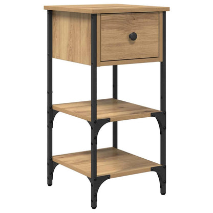 Armadio da Notte Marrone 33.5 x 36 x 70 cm Legno ingegnerizzato