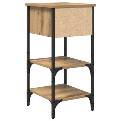Armadio da Notte Marrone 33.5 x 36 x 70 cm Legno ingegnerizzato