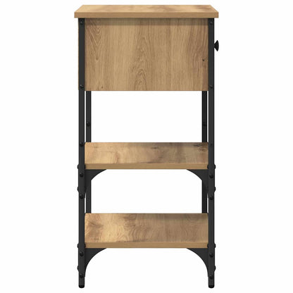 Armadio da Notte Marrone 33.5 x 36 x 70 cm Legno ingegnerizzato