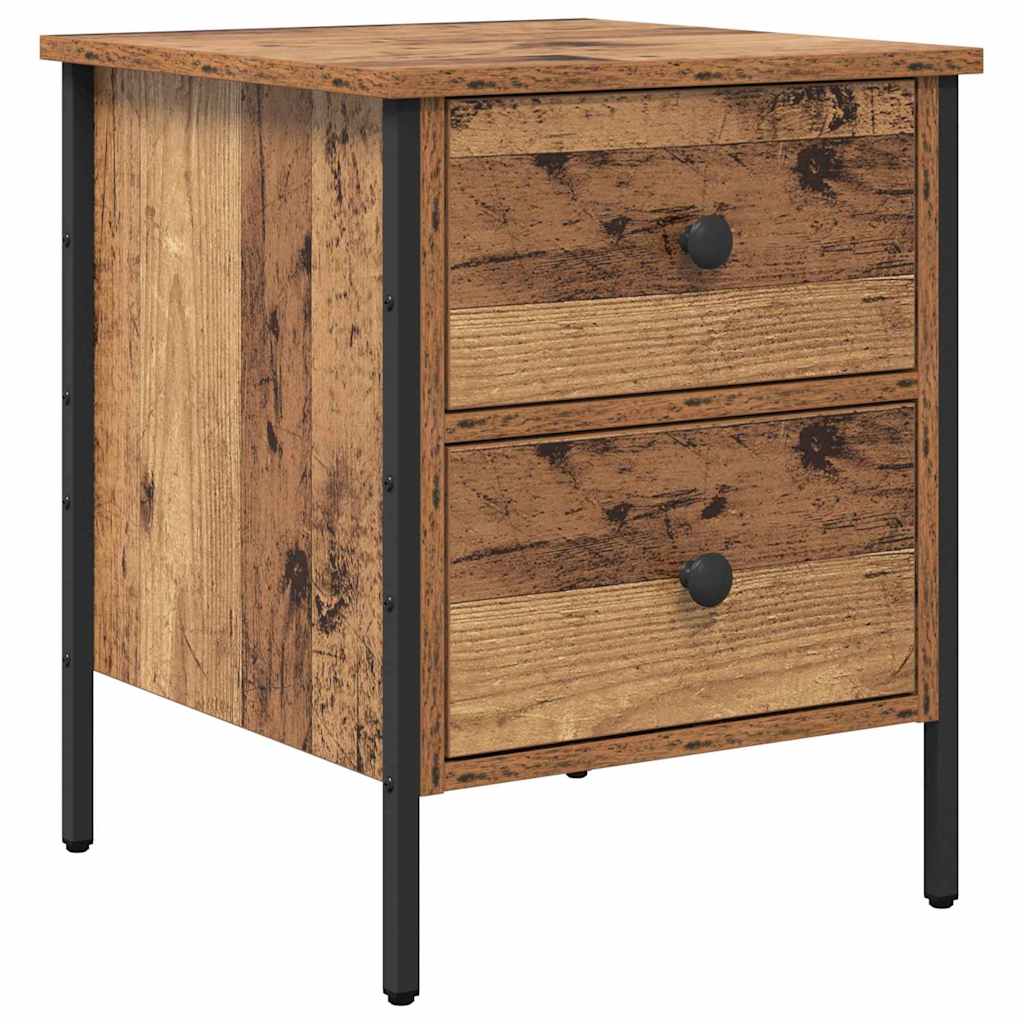 Comodino con cassetto Legno vecchio 40 x 42 x 50 cm | homemem39