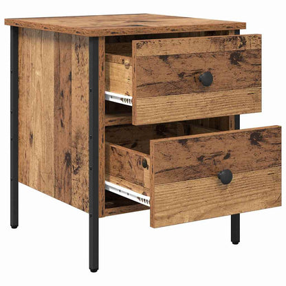 Comodino con cassetto Legno vecchio 40 x 42 x 50 cm | homemem39
