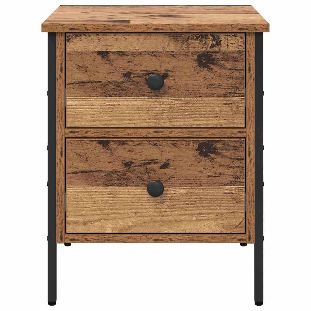 Comodino con cassetto Legno vecchio 40 x 42 x 50 cm | homemem39