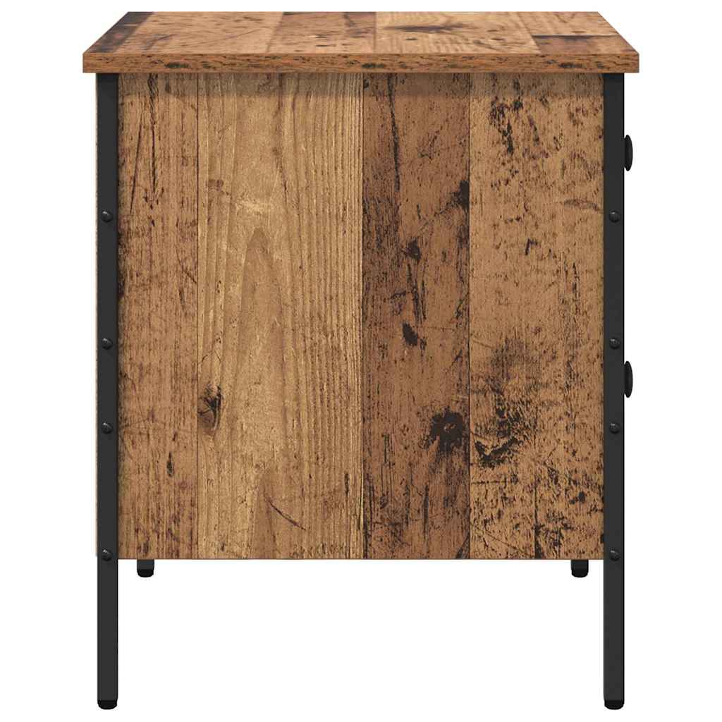 Comodino con cassetto Legno vecchio 40 x 42 x 50 cm | homemem39