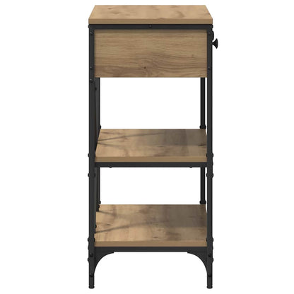 Tavolo consolle con cassetto Marrone 100 x 34,5 x 75 cm legno