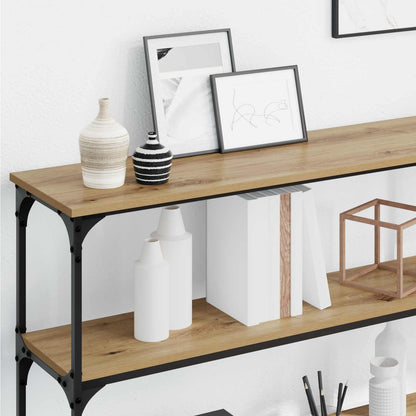 Tavolo consolle rovere artigianale 200 x 29 x 75 cm