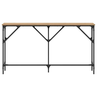 Tavolo consolle rovere artigianale 140 x 23 x 75 cm