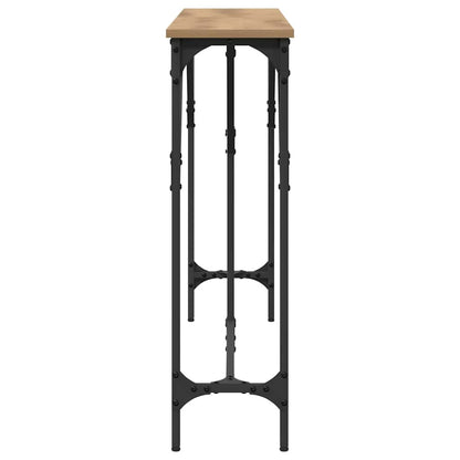 Tavolo consolle rovere artigianale 140 x 23 x 75 cm