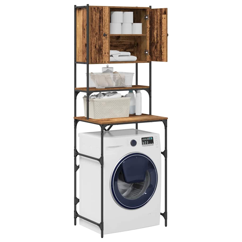 Armadio per Lavatrice Legno vecchio 68 x 48,5 x 194 cm | homemem39