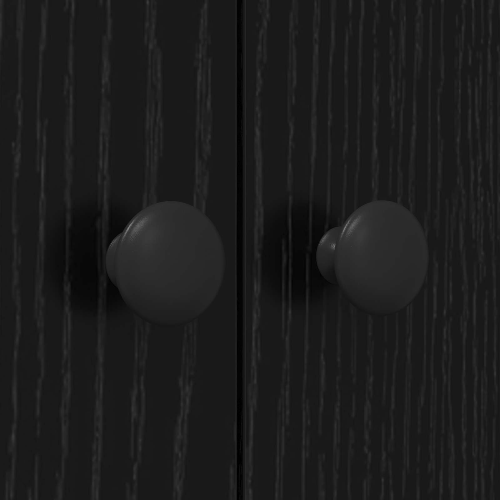 Armadio per Lavatrice Rovere Nero 68 x 48,5 x 194 cm | homemem39