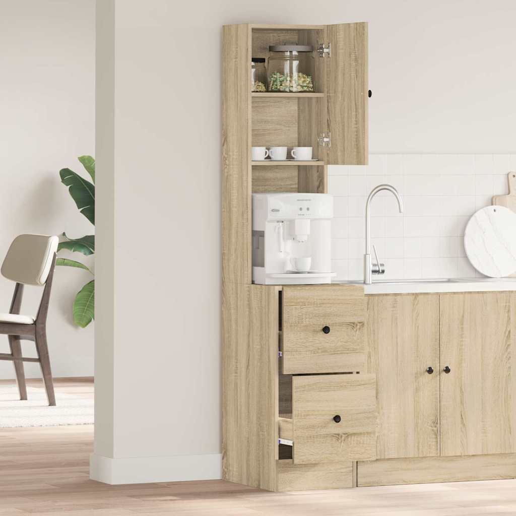 Mobile da cucina Beige 35 x 50 x 180 cm Legno multistrato | homemem39