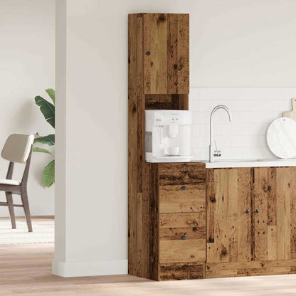 Credenza da cucina con cassetto Legno vecchio 32 x 50 x 180 cm | homemem39
