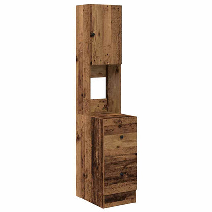 Credenza da cucina con cassetto Legno vecchio 32 x 50 x 180 cm | homemem39