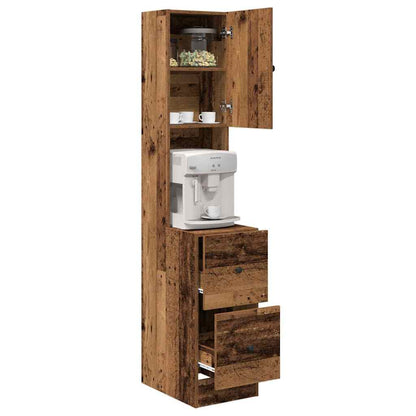 Credenza da cucina con cassetto Legno vecchio 32 x 50 x 180 cm | homemem39