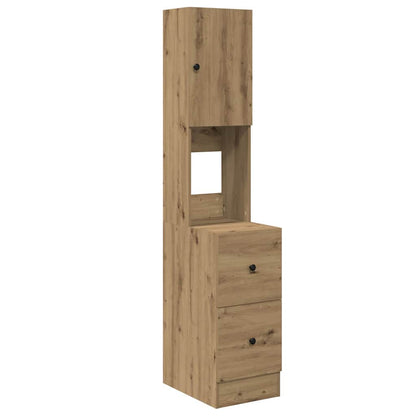 Credenza da cucina Rovere artigianale 32 x 50 x 180 cm