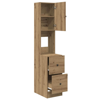 Credenza da cucina Rovere artigianale 32 x 50 x 180 cm