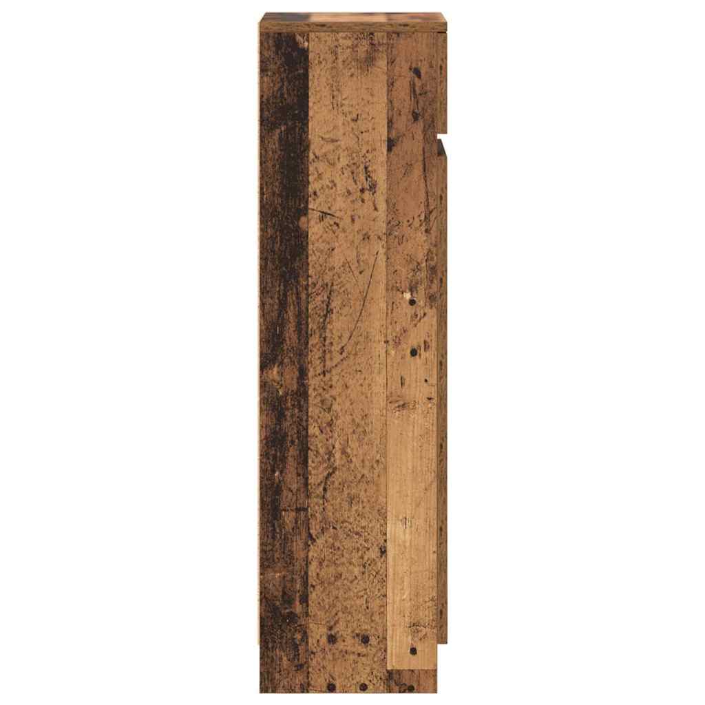Mobile per scarpe con porta Legno vecchio 100,5 x 28 x 100 cm