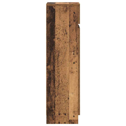 Mobile per scarpe con porta Legno vecchio 100,5 x 28 x 100 cm