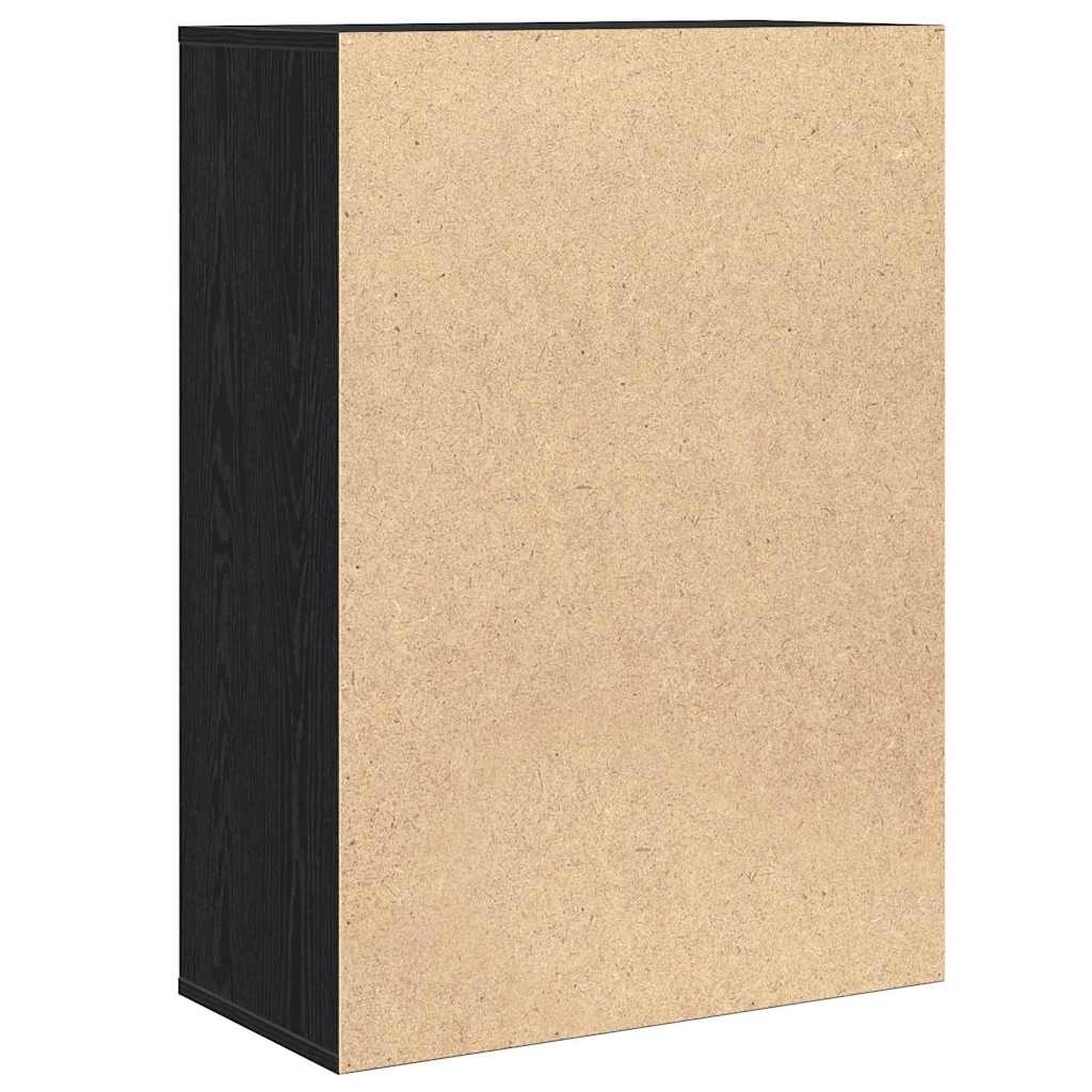 Credenza Rovere Nero 60 x 30 x 84 cm Legno multistrato