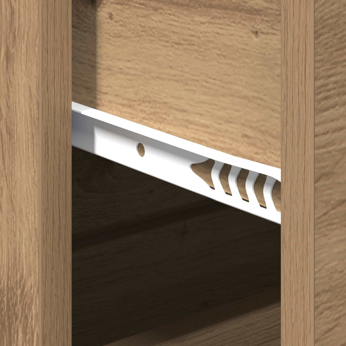 Credenza Rovere artigianale 60 x 39 x 80 cm Legno multistrato